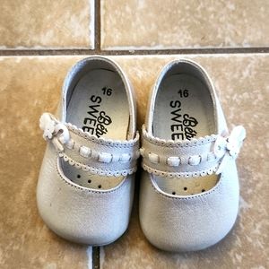 B.S. silver girls shoes